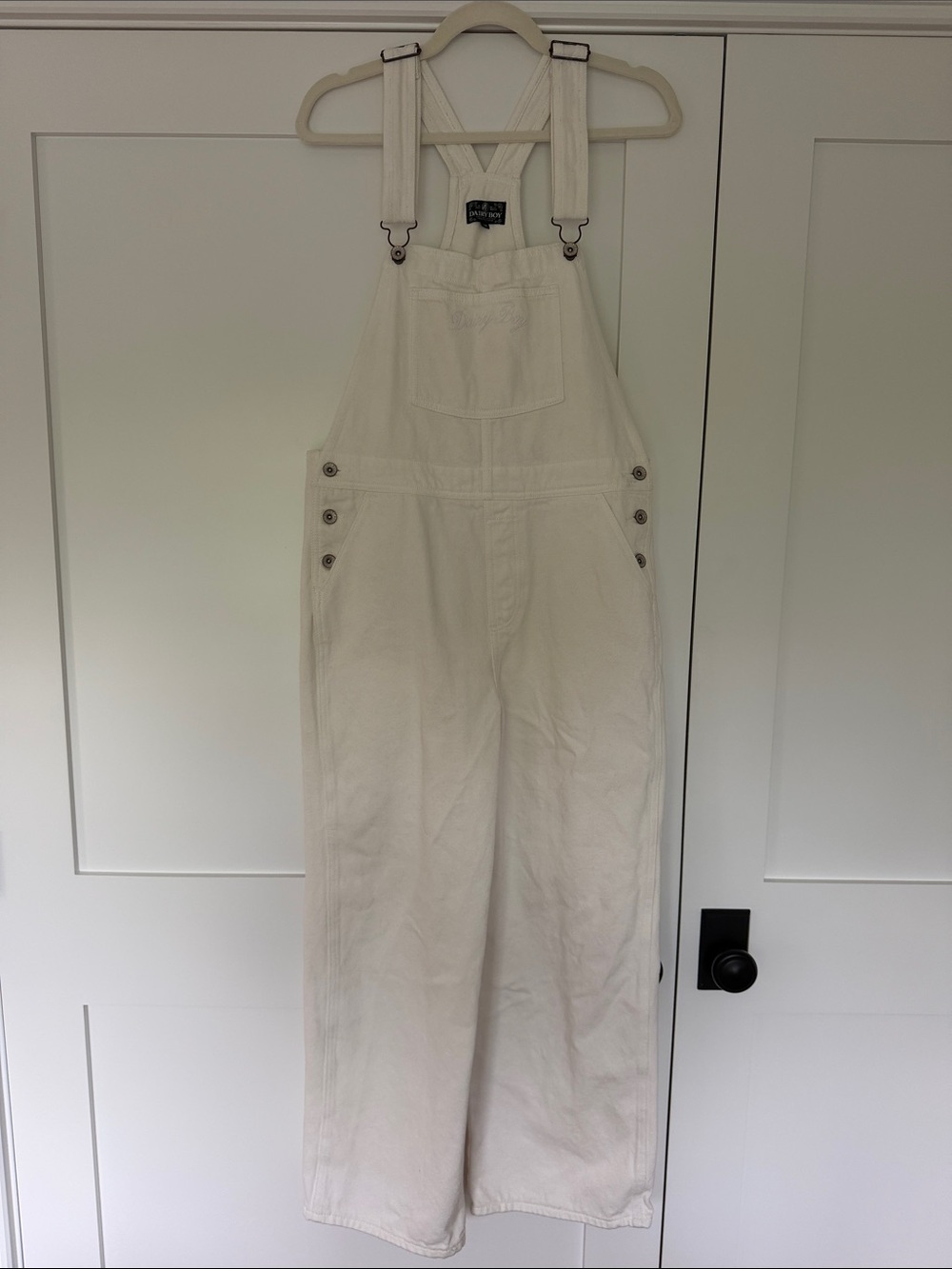 Dairy Boy White Overalls